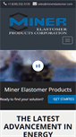 Mobile Screenshot of minerelastomer.com