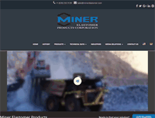 Tablet Screenshot of minerelastomer.com